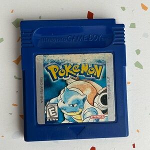 Gameboy Color Pokemon Blue Game